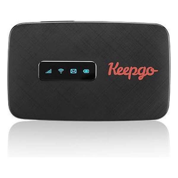 Keepgo mifi router +  EUROPA 4G LTE simkaart (inclusief 2GB - 365 dagen geldig)