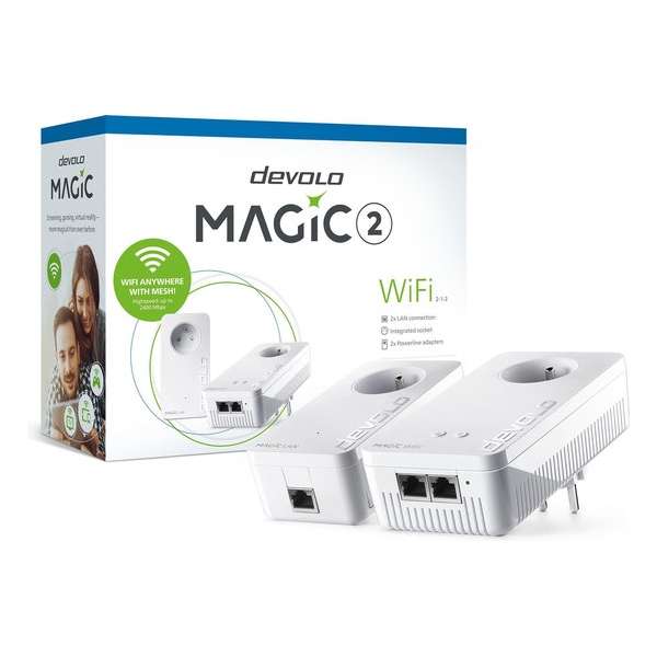 devolo Magic 2 wifi starter kit - Wifi Powerline - 2 stuks - BE
