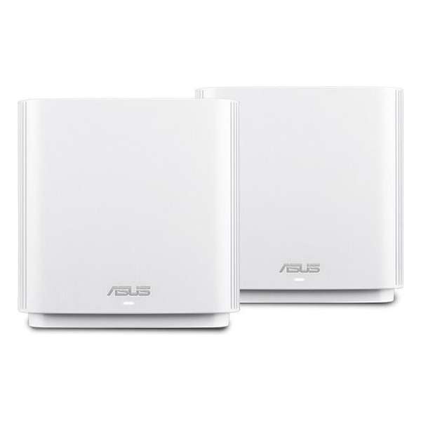 ASUS ZenWifi CT8 - Multiroom wifi systeem / Duo Pack / Router + Satelliet Wit