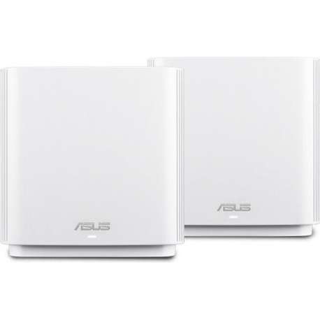 ASUS ZenWifi CT8 - Multiroom wifi systeem / Duo Pack / Router + Satelliet Wit
