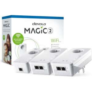 devolo Magic 2 wifi - Wifi Powerline - Multiroom wifi kit - 3 stuks - BE