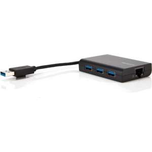 Targus USB 3.0 Met Gigabit Ethernet - USB Hub