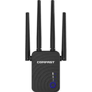 Comfast™ Wifi Versterker 740AC - 1200 MBps - Voor Stopcontact - Wifi Repeater