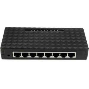 Netwerk Switch 10/100 Mbps 8 ports unmanaged