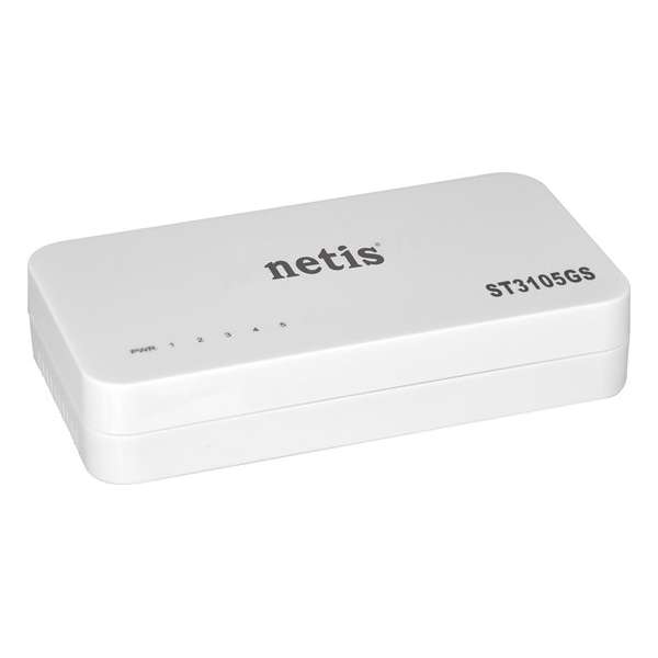 Netis 5-Port 10/100/1000Mbps Gigabit Ethernet Switch