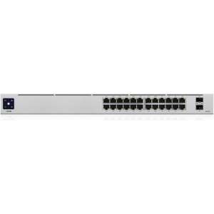 Ubiquiti Networks UniFi 24-Port PoE Managed L2/L3 Gigabit Ethernet (10/100/1000) Zilver 1U Power over Ethernet (PoE)