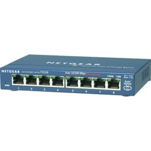 Netgear FS108 v3 - Netwerk Switch