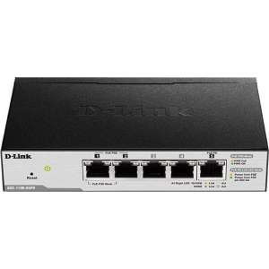 D-Link DGS-1100-05PD netwerk-switch Managed L2 Gigabit Ethernet (10/100/1000) Zwart Power over Ethernet (PoE)