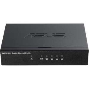 ASUS GX-U1051 Managed Gigabit Ethernet (10/100/1000) Zwart