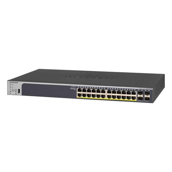 Netgear GS728TPP - Smart Managed - 28 poorten Netgear GS728TPP - Smart Managed - 28 poorten