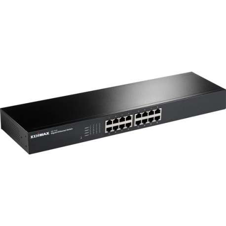 Edimax netwerk-411,416 16-Port Gigabit Rack-mount Switch