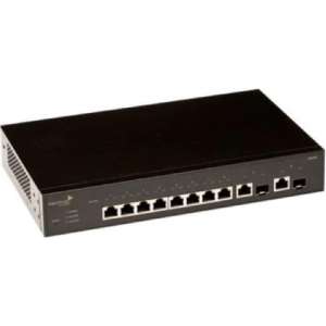 Aerohive SR2208P Managed L3 Gigabit Ethernet (10/100/1000) Zwart Power over Ethernet (PoE) switch