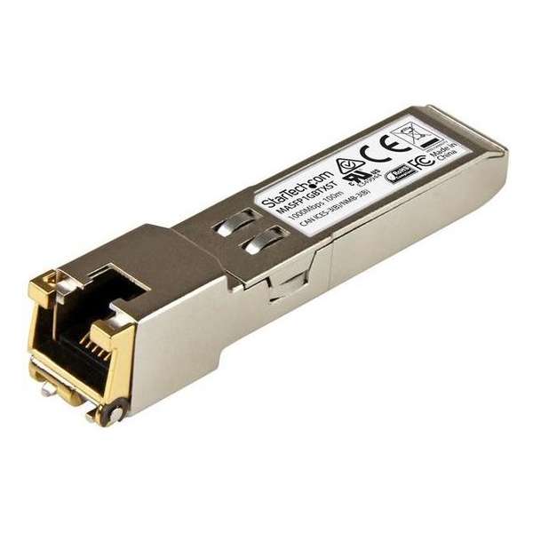 StarTech.com Cisco Meraki MA-SFP-1GB-TX compatibel SFP Transceiver module 10/100/1000BASE-TX