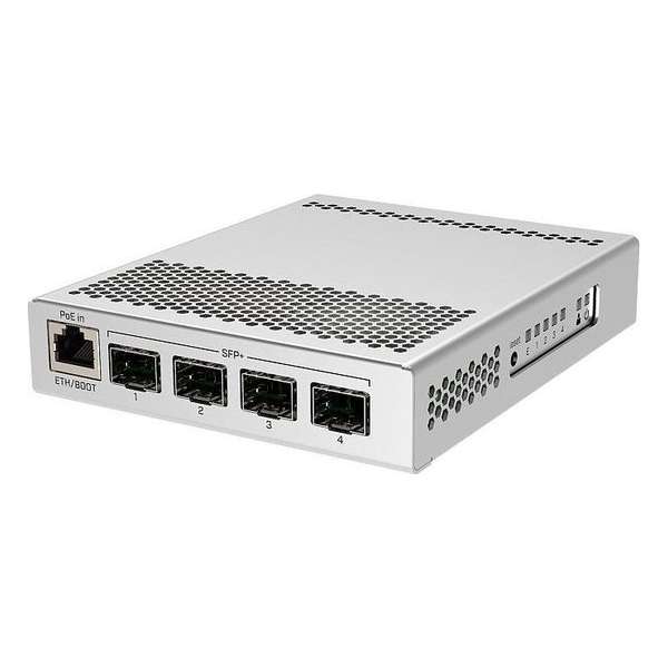 Mikrotik CRS305-1G-4S+IN netwerk-switch Managed Gigabit Ethernet (10/100/1000) Wit Power over Ethernet (PoE)