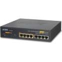 Planet GSD-804P netwerk-switch Unmanaged Gigabit Ethernet (10/100/1000) Zwart Power over Ethernet (PoE)