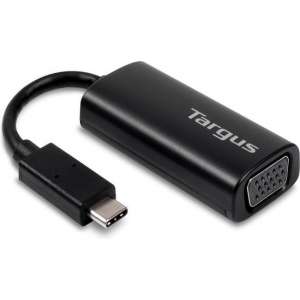 Targus ACA934EUZ video kabel adapter 0,17 m USB C VGA (D-Sub) Zwart