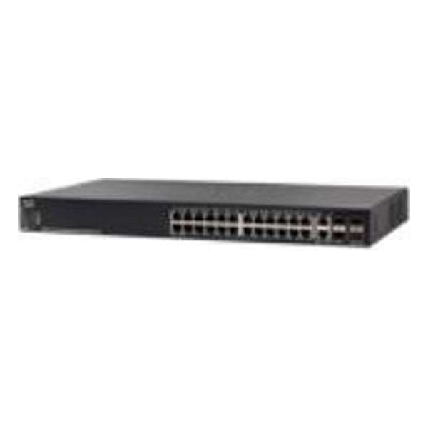 Cisco SG550X-24P-K9 Managed L3 Gigabit Ethernet (10/100/1000) Zwart 1U Power over Ethernet (PoE)