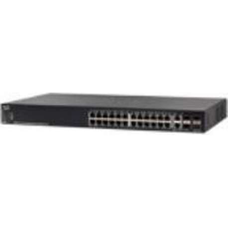 Cisco SG550X-24P-K9 Managed L3 Gigabit Ethernet (10/100/1000) Zwart 1U Power over Ethernet (PoE)