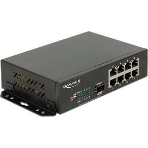 DeLOCK 87708 netwerk-switch Gigabit Ethernet (10/100/1000) Zwart