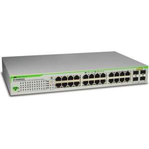 AT-GS950-24-50\24 port 10-100-1000TX WebSmar switch with 4 SFP bays ECO version