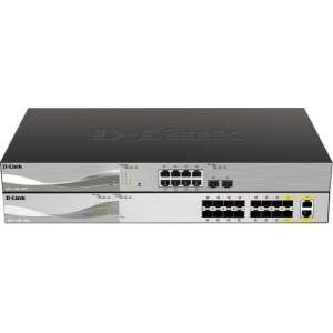 D-Link DXS-1100-16SC netwerk-switch Managed 10G Ethernet (100/1000/10000) Zwart