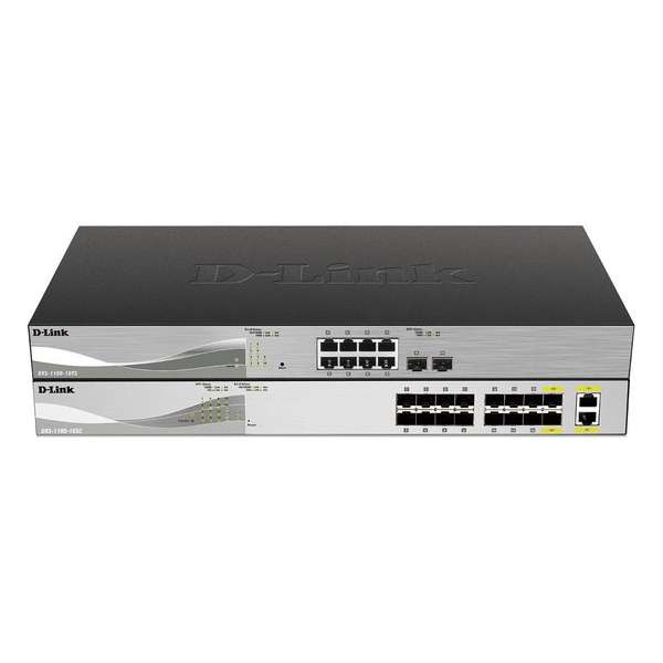 D-Link DXS-1100-16SC netwerk-switch Managed 10G Ethernet (100/1000/10000) Zwart
