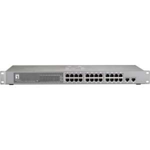 LevelOne FGP-2412W380 netwerk-switch Fast Ethernet (10/100) Grijs Power over Ethernet (PoE)