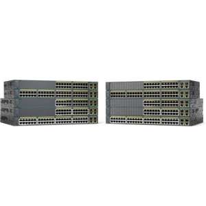 Cisco Catalyst WS-C2960+24LC-L netwerk-switch Managed L2 Fast Ethernet (10/100) Zwart Power over Ethernet (PoE)