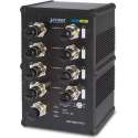 Planet ISW-800T-M12 netwerk-switch Unmanaged L2 Fast Ethernet (10/100) Zwart