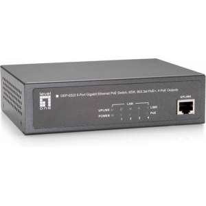 LevelOne GEP-0522 Gigabit Ethernet (10/100/1000) Grijs Power over Ethernet (PoE)