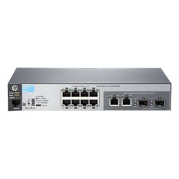 Aruba, a Hewlett Packard Enterprise company Aruba 2530-8 Managed L2 Fast Ethernet (10/100) Grijs 1U