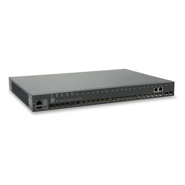 LevelOne GTL-2882 Managed L3 Gigabit Ethernet (10/100/1000) Grijs