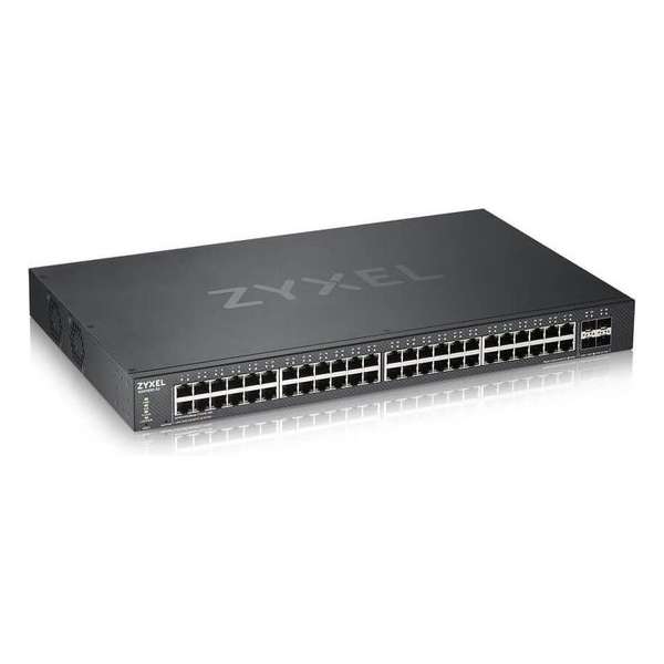 Zyxel XGS1930-52 Managed L3 Gigabit Ethernet (10/100/1000) Zwart
