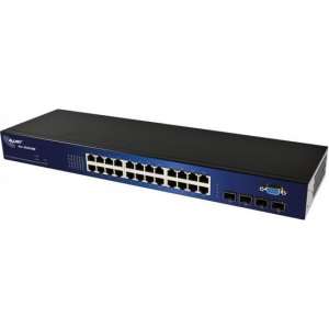 ALLNET 127211 Unmanaged L2 Gigabit Ethernet (10/100/1000) Zwart 19U