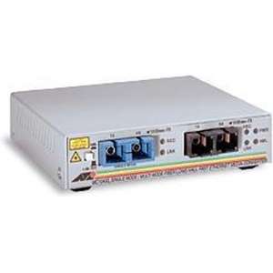 Allied Telesis 100FX (SC) Multi-Mode to 100FX (SC) Single-Mode Media Converter (15km) 100Mbit/s netwerk media converter