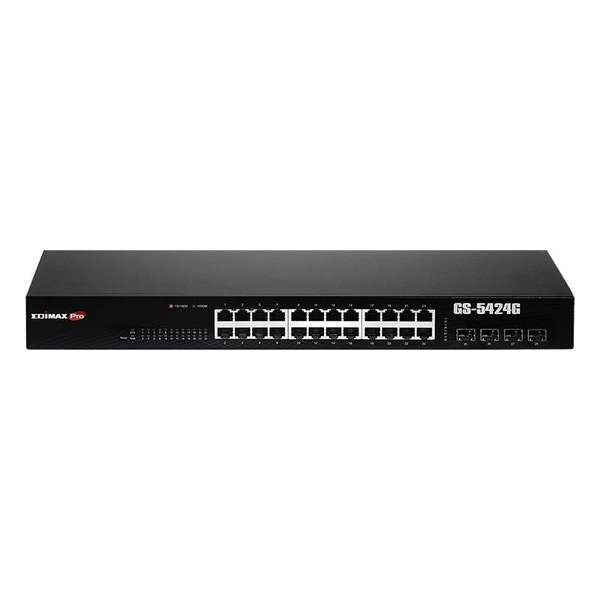 Edimax GS-5424G netwerk-switch Managed Gigabit Ethernet (10/100/1000) Zwart 1U