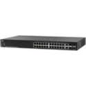 Cisco SG550X-24MP-K9 Managed L3 Gigabit Ethernet (10/100/1000) Zwart 1U Power over Ethernet (PoE)