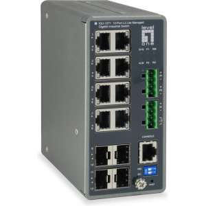 LevelOne IGU-1271 Managed L3 Gigabit Ethernet (10/100/1000) Grijs