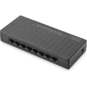 Digitus DN-50022-1 netwerk-switch Unmanaged Fast Ethernet (10/100) Zwart