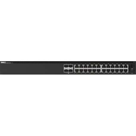 DELL N-Series N1124P-ON Managed L2 Gigabit Ethernet (10/100/1000) Zwart 1U Power over Ethernet (PoE)