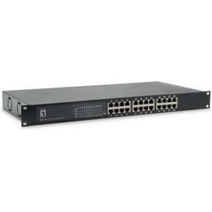 LevelOne GEP-2421W500 Unmanaged Gigabit Ethernet (10/100/1000) Zwart Power over Ethernet (PoE)