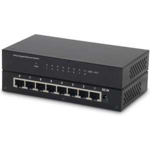 Secomp 21.14.3521 netwerk-switch Gigabit Ethernet (10/100/1000) Zwart