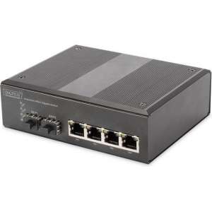 Digitus DN-651106 netwerk-switch Unmanaged L2 Gigabit Ethernet (10/100/1000) Zwart