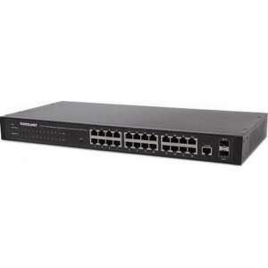 Intellinet 560917 netwerk-switch Managed L2 Gigabit Ethernet (10/100/1000) Zwart 1U