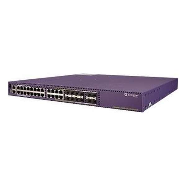 Extreme networks X460-G2-24P-10GE4-BASE Managed L2/L3 Gigabit Ethernet (10/100/1000) Paars 1U Power over Ethernet (PoE)