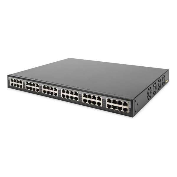 Digitus DN-95117 netwerk-switch Gigabit Ethernet (10/100/1000) Grijs 1U Power over Ethernet (PoE)