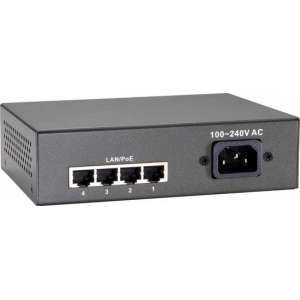 LevelOne FEP-0511W90 Fast Ethernet (10/100) Grijs Power over Ethernet (PoE)