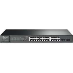 TP-LINK T1600G-28PS L2/L3/L4 Gigabit Ethernet (10/100/1000) Zwart Power over Ethernet (PoE)