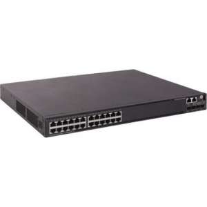 Hewlett Packard Enterprise 5130 24G 4SFP+ 1-slot HI Switch Managed L3 Gigabit Ethernet (10/100/1000) Zwart 1U