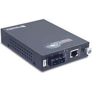 Trendnet TFC-110S100 netwerk media converter 200 Mbit/s 1300 nm Single-mode Grijs